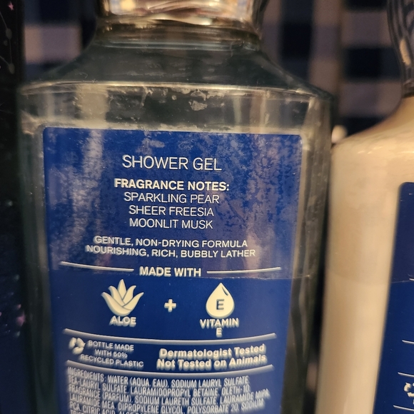 🆕️SAPPHIRE MOON Bath & Body Works 4 pc Set Body Spray Lotion Shower Gel Cream - Picture 2 of 3